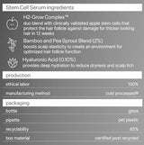 Act+Acre 3-Pack Mini Cold Processed Stem Cell Scalp Serum - Promotes Thicker and Fuller-Looking Hair - Soothes and Hydrates the Scalp - Sulphate and Paraben Free - Aloe Vera for Improved Scalp Health.
