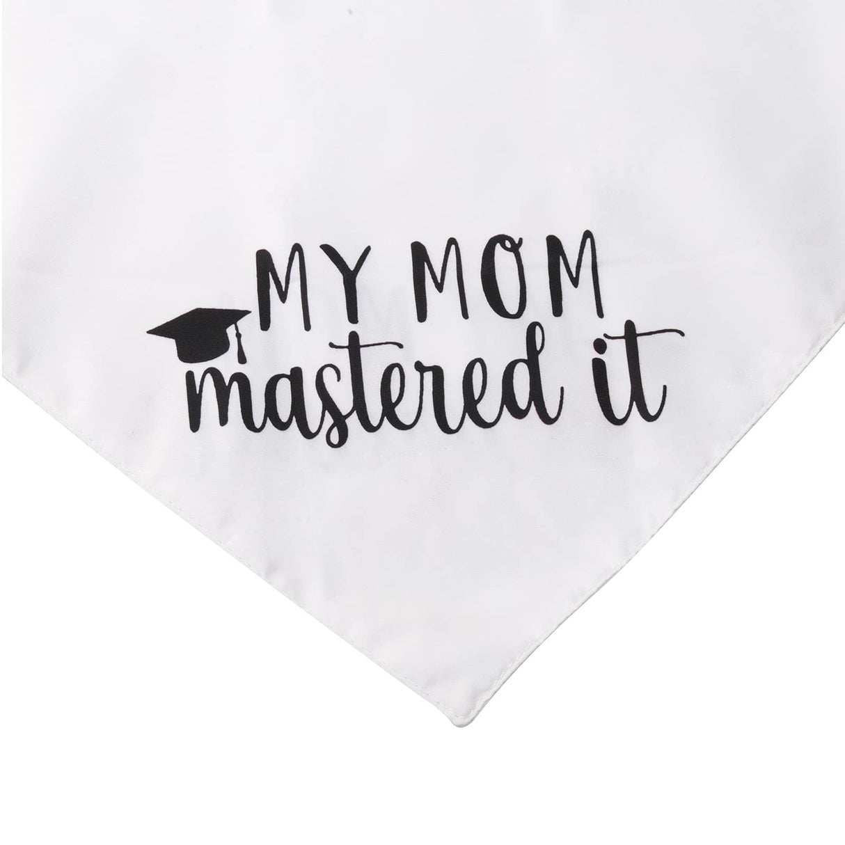 2 Pack My Mom Mastered It Dog Bandana Mom Graduation Announcement Gift (My Mom Mastered It DB)
