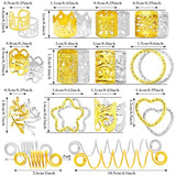 Fscwlmon 260 Pcs Hair Jewelry for Braids,Hair Beads Accessories for Dreadlock,Metal Hair Clips Cuffs Rings,Loc Rave Hair Charm Decorations Adjustable Kits for Men Women Gold and Silver