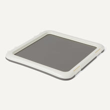 Load image into Gallery viewer, Amazon Basics Dog Training Pad Holder,Secured Latches,Extra Thick and Non-Slip, Recycled Plastic, 24 inch, S, White and Charcoal
