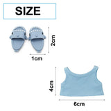 KnocKconK Hamster Costume Set with Shirt, Hat, Shoes, Small Animal Cute Shark Slipper for Real Pets, Cute Mini Rat Holiday Party Clothes, for Fun, Photos. (Purple)