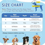 Dog Cone, Transparent Recovery Collar for Large Medium Small Dogs, E Collar After Surgery to Stop Licking, Depth Adjustable Soft Cone Not Block Vision