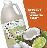 Wahl USA Dry Skin & Itch Relief Pet Shampoo for Dogs – Oatmeal Formula with Coconut Lime Verbena - 64 Oz - Model 821004-050
