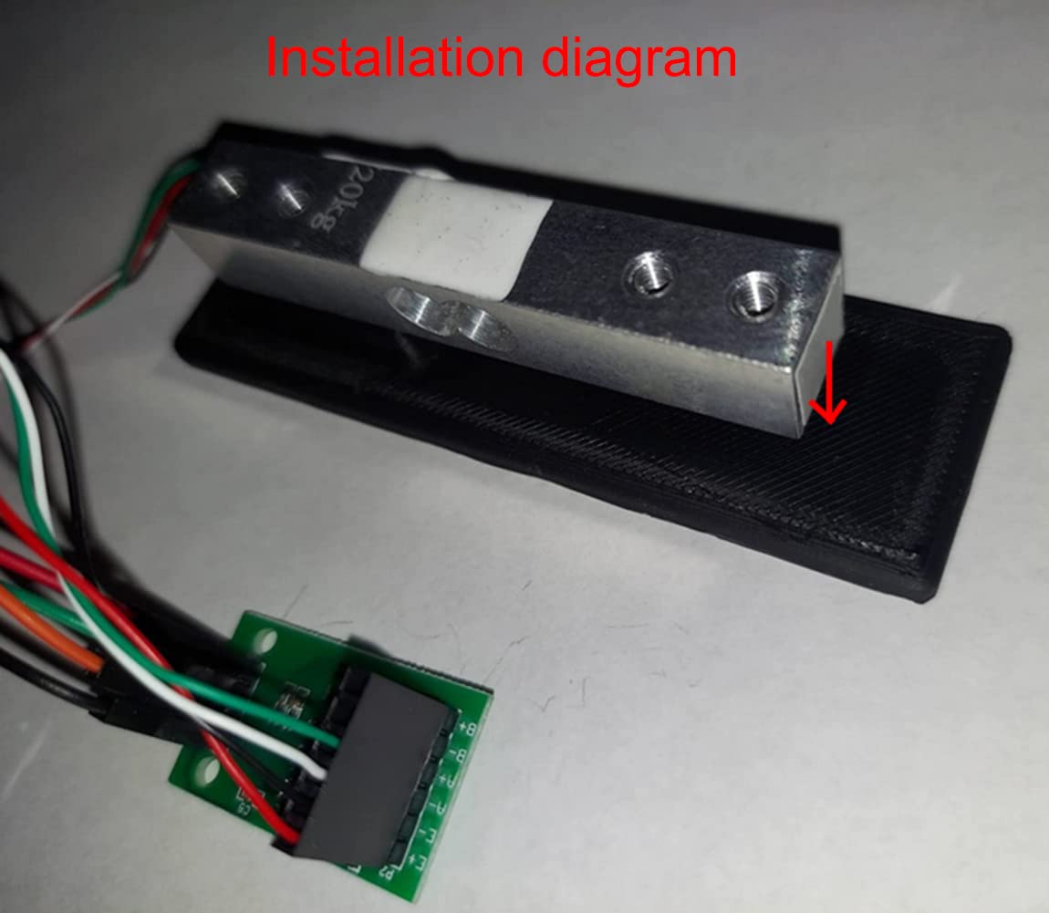 2 Sets Digital Load Cell Weight Sensor + HX711 ADC Module Weighing Sensor for Arduino DIY Portable Electronic Kitchen Scale Kit (5kg, HX711)