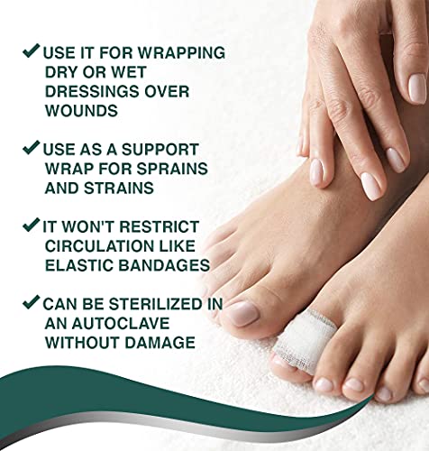 Guard-Tex Beige ¾ Ballet Protective Tape - Self Adhesive Toe Tape, Sweatproof Blister Protection, Athletic Wrap Self Adhesive and Cohesive Bandage - 3-Pack x 7.5 yds