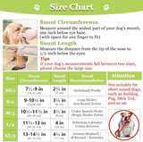Dog Muzzle, Printed Basket Muzzle for Small Medium Large Dogs Dachshund, Beagle, German Shepherd, Breathable Pet Muzzles to Prevent Biting Chewing Scavenging, Allows Panting and Drinking