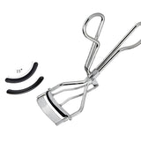 Eyelash Curler Refills, 80 Pcs Eyelash Curler Pads, Silicone Rubber Eye Lash Curler Refills for Universal Eyelash Curlers (Black)