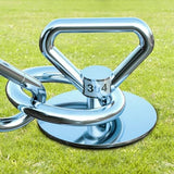 Dog Tie Out Stake,360° Swivel 304 Stainless Steel Dog Run Anchor- Use Any Dog Tie Out Cable or Yard Leash Chains,Heavy Duty Dog Stake for Large Dogs up to 200 LBS-Dog Runner for Yard