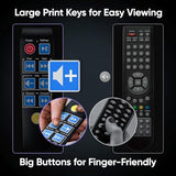 DVD Players for TV with HDMI, DVD Players That Play All Regions, Simple DVD Player for Elderly, CD Player for Home Stereo System, Included HDMI and RCA Cable, with Big Buttons Remote Control