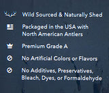 Wag Elk Antler - Whole - Long Lasting for Aggressive Chewers - X-Large 9.5-10.5 inches (Best for Dogs over 45 lbs)