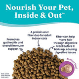 Solid Gold Indoor Dry Cat Food - Let's Stay in Cat Food Dry Kibble for Indoor Cats - Hairball & Sensitive Stomach - Grain & Gluten Free - Probiotics & Fiber for Digestive Health - Salmon - 3lb