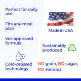 PAWFECTCHEW Pet Probiotics for Dogs & Digestive Enzymes for Dogs | Gut Health & Digestive Function Support | Pumpkin & Omega | Prebiotic Supplement Chews