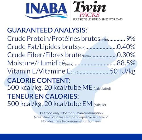 INABA Twin Packs for Cats, Shredded Chicken & Broth Gelée Side Dish/Topper Pouch, 1.4 Ounces per Serving, 16 Servings, Tuna & Chicken Recipe in Tuna Broth