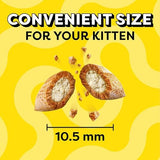 Temptations Kitten Treats, Salmon & Dairy, Crunchy and Soft Treat, 6.3 oz. (Pack of 10)