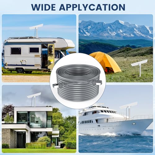 Starlink Gen 3 Cable 150FT, Starlink Cable, Standard Actuated Starlink Replacement Cable, Waterproof Replacement V3 Cable for Starlink Rectangular Satellite, Durable Extension Cable (150FT/46M)