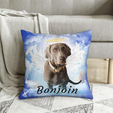 Personalized Pet Memorial Throw Pillow with Photo Pet Memorial Gifts for Dogs Cats Loss of Dog Sympathy Gift