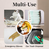 870 Counts Dog Poop Bags Rolls with Dispenser, Scented Poop Bags for Dogs Waste, Extra Thick& Leak Proof Dog Bags for Poop, Doggie Pet Waste Bags for Doggy Puppy Cat Poop 9" x 13" DarkKhaki