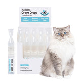 Breezytail PetO’Cera Q-Eye, Lubricating Eye Drops, Daily Moisture for Dry Eyes, Gently Flushes Irritants & Tear Stains, Vet-Approved for Dogs & Cats, 1ml*30ea