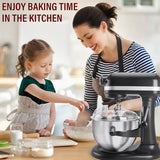 Pouring Shield for KitchenAid Stand Mixers Bowl Lift 6-7 QT Stainless Steel (Only),Safety Pouring Shield,Splatter Guard for Kitchen aid Mixer Bowl,Kitchen aid Accessories and Attachments