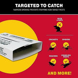 Catchmaster Crawling Pest & Insect Glue Traps 12-Count (3 Packs of 4), Insect Traps Indoor for Home, Pest Control Tray for Spiders, Crickets & Roaches