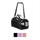 Petmate Soft-Sided Kennel Cab Pet Carrier,Black,Up to 10lbs, 17 X 10 X 10 (21329)