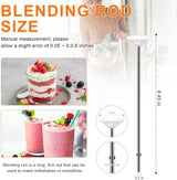Hand Mixer Beaters Attachments for Kitchenaid Whisk, Beater, Dough Hook, Blending Rod, Stainless Steel Hand Mixers Blender Accessories for Kitchenaid KHM3 KHM5 KHM7 KHM9 KHM926 KHM512-6PCS