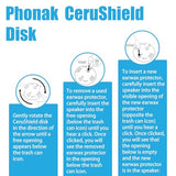 Wax Guards for Phonak Hearing Aid Filters, Phonak Hearing Aid Accessories Fit with phonak and Resound, widex. Phonak Disk Phonak Hearing Aid Cleaning Kit. (5 Packs/40Filters)