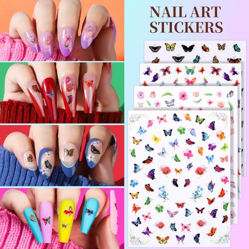 Teenitor Nail Art Kit, Nail Art Tools with Nail Art Brushes, Nail Design Kit, Nail Dotting Tools, Nail Stickers, Nail Rhinestones, Nail Art Foil, Nail Art Tapes, Nail Accessories For Nail Art