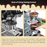 WDT Tool Espresso Machines Accessories - 54mm Dosing Funnel and Puck Screen, 5×0.4mm Espresso Needle Distributor with Wooden Base | Fits Breville 8 Series and 54mm Coffee Machines Portafilters