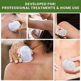 LURE Essentials Cupping Kit for Massage Therapy – Zen Cupping Set, Silicone Cupping Set, Massage Cups for Cellulite, Lymphatic Massage, Fascia (2 Cups)