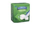 FitRight OptiFit Ultra Adult Briefs, Incontinence Diapers with Tabs, Heavy Absorbency, Medium, 32 to 44", 20 Count