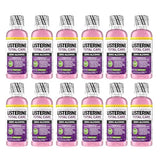 Listerine Total Care Alcohol-Free Anticavity Fluoride Mouthwash, 6 Benefit Oral Rinse to Help Kill 99% of Germs That Cause Bad Breath, Strengthen Enamel, Fresh Mint, Travel Size, 95 mL (Pack of 12)