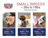 The Josefina - Mauve, Blush & Ivory Wedding Dog Dress | Pink Dog Flower Girl Dress XS-5XL (18-24 lbs)