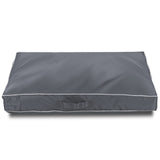 Chinchilla Waterproof Heavy Dog Bed Cover Washable, with Zipper Opening Fillable Universal Dog Bed Replacement Cover.Cover Only (XXX-Large, Gray)
