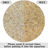 20 lbs Aquarium Silica Sand. 0.4-0.8 mm Small Gravel Substrate for Fish Tank, Plants Potted, Fire Pits, Candle, Vase Filler and Crafts
