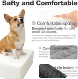 Youvee Dog Booster Car Seat,Interior Height 6 Inches Elevated Pet Car Seat for Small Dog up to 30 lbs,Dog booster for car Front/Back Seat,Safety,Comfortable,Fully Detachable and Washable(View Ⅰ-Black)