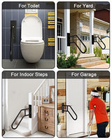 Handrails for Outdoor Steps Stair Railing Indoor, Stairs Wall Mounted Metal Handrail for The Elderly, Kids, Disabled, Pregnant Women