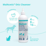 MalAcetic Otic Cleanser for Dogs and Cats, 16 oz