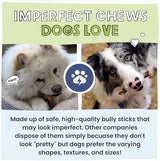 Pawstruck Natural Bizarre Bully Sticks Bargain Bag for Dogs & Puppies - Variety Pack of 8-12" Long Lasting Eco-Conscious Beef Chew Treats - 1 lb. Bag - Packaging May Vary