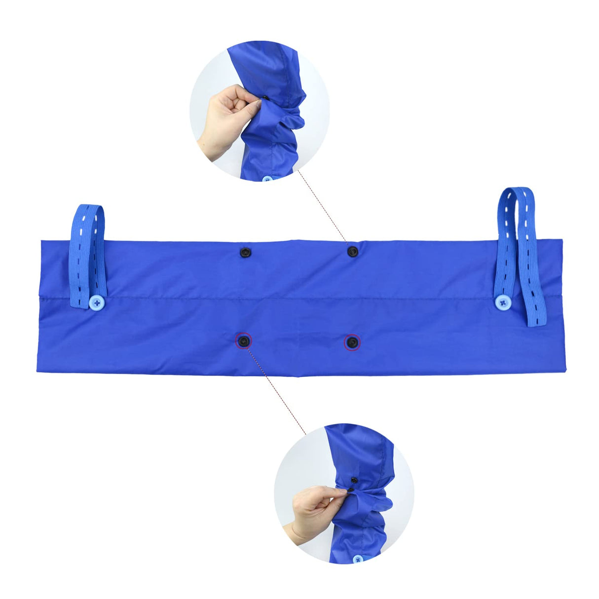 vomvomp Waterproof Dog Leggings Dogs Leg Covering Protector for Poodles Long Haired Dogs on Rainy or Snowy Days