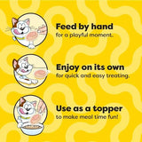 Temptations Lickable Spoons Adult Wet Cat Treat, Savory Salmon and Tempting Tuna Flavor, 10 Grams, Pack of 12 (96 Total Spoons)