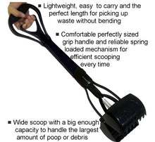 Load image into Gallery viewer, Mr. Peanut's 32" Tall Profile Pooper Scooper, Heavy Duty ABS Frame &amp; Bin, Durable Double Spring Clamp, Lightweight Design, Simple One Step Assembly
