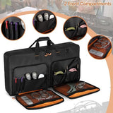 Carrying Bag Compatible with Pioneer DDJ RX/DDJ SX/DDJ SX2 / DDJ SX3 / Denon MC7000 / Numark NS6, DJ Controller Storage Bag with Foam Padding for DJ Cable or Other Accessories (L, Black)