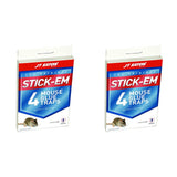 JT Eaton 133N Stick Em Glue Mouse Trap, Set of 4 (Pack of 2)