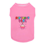 CuteBone Soft Dog Shirt Birthday Lightweight Small Puppy T-Shirts Pet Clothes Breathable Tee Vest Stretchy Outfit Cat Apparel