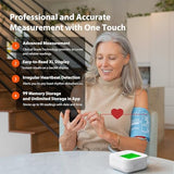 iHealth Track Smart Upper Arm Blood Pressure Monitor with Wide Range Cuff That fits Standard to Large Adult Arms, Bluetooth Compatible for iOS & Android Devices