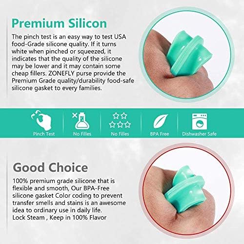 Sealing Ring for 8 Qt Instant Pot Replacement Silicone Gasket Seal for 8 Quart Instapot Pressure Cooker Accessories for Insta Pot IP DUO/LUX/ULTRA/SMART/PRO/VIVA 8QT Seal Ring - 3 Pack