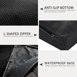 Dog Crate Bed Waterproof Deluxe Plush Dog Beds with Removable Washable Cover Anti-Slip Bottom Pet Sleeping Mattress for Large, Medium, Jumbo, Small Dogs, 35 x 22 inch, Black