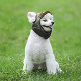 Leconpet Dog Aviator Hat, Dog Winter Pilot Hat with Ear Flaps for Cold Weather (XXL, Black)