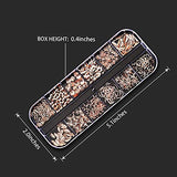 Artdone 12 boxes Nail Rhinestones,Nail Gems Nail Diamonds,Nail Art Studs Nail Crystals Nail Sequins for Nails Kit with 1 Tweezers and 3 Pen for Nail Art Supplies Accessories……